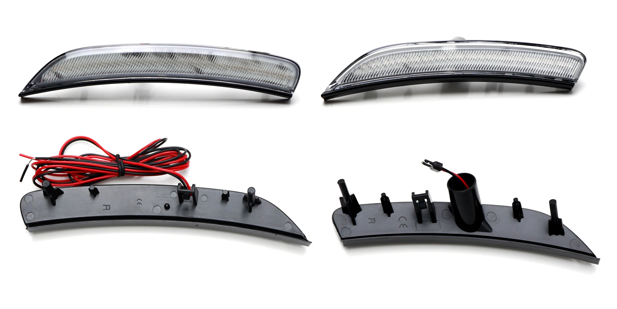 Amber/Red Full LED Side Marker Light Kit for Chrysler 200 - Clear Lens, Durable & Bright - Perfect for Night Driving & Enhanced Vehicle Visibility