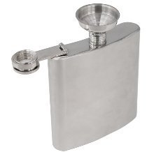 Premium 6oz Stainless Steel Flask with Funnel - Leakproof & Durable for Whiskey, Vodka & Liquor - Perfect for Outdoor Adventures, Camping & Travel