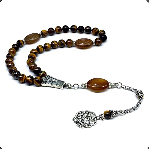 Elegance Tiger Eye Stone (8mm -33 Beads)
