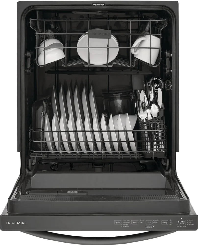 Frigidaire FDPH4316AD 24-Inch Built-In Dishwasher - Black Stainless Steel | Energy Star Certified | Quiet Operation | Perfect for Small to Medium Kitchens