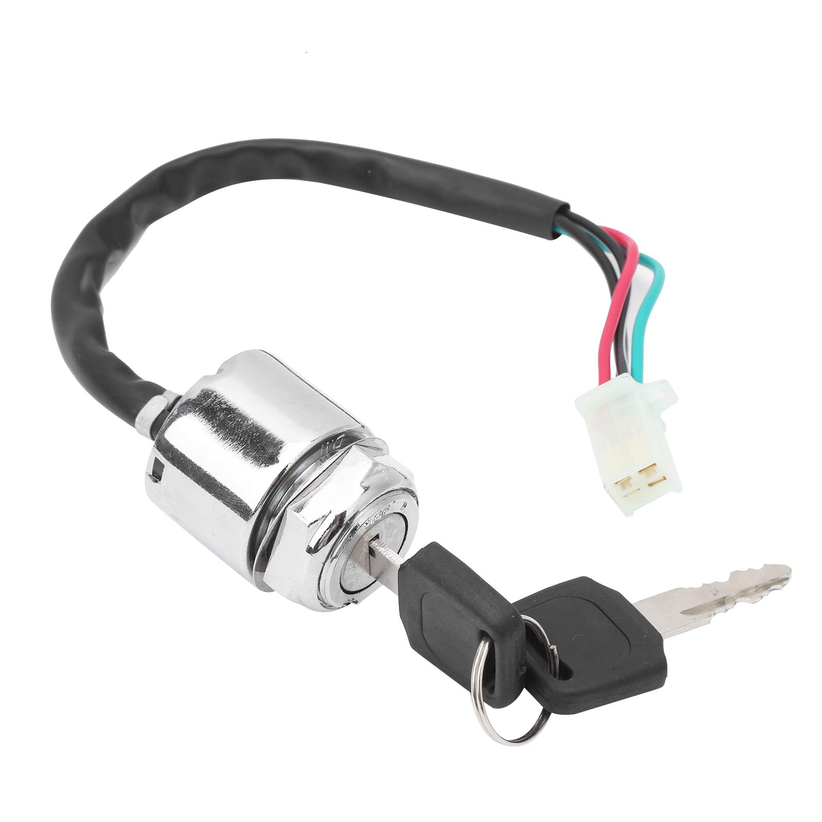 Universal Motorcycle & ATV Ignition Switch Set with 2 Keys - Replacement Starter Button for Dirt Bikes, Mini Moto, Engine Start - Perfect for Off-Road Riding & Motorcycle Maintenance