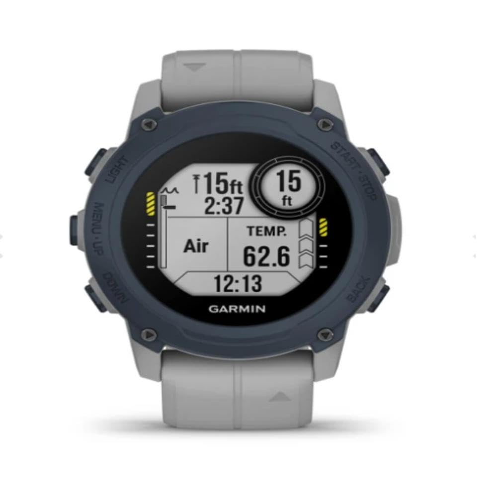 Garmin Descent G1 Dive Computer - Rugged Multisport GPS Watch with Multiple Dive Modes, Activity Tracking & Smart Notifications (Powder Gray) - Perfect for Scuba Diving, Snorkeling & Outdoor Adventures
