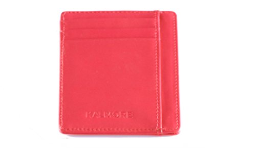 Genuine Leather Slim Front Pocket Wallet with ID Window - RFID Blocking Credit Card Holder for Men | Perfect for Travel, Business & Everyday Use