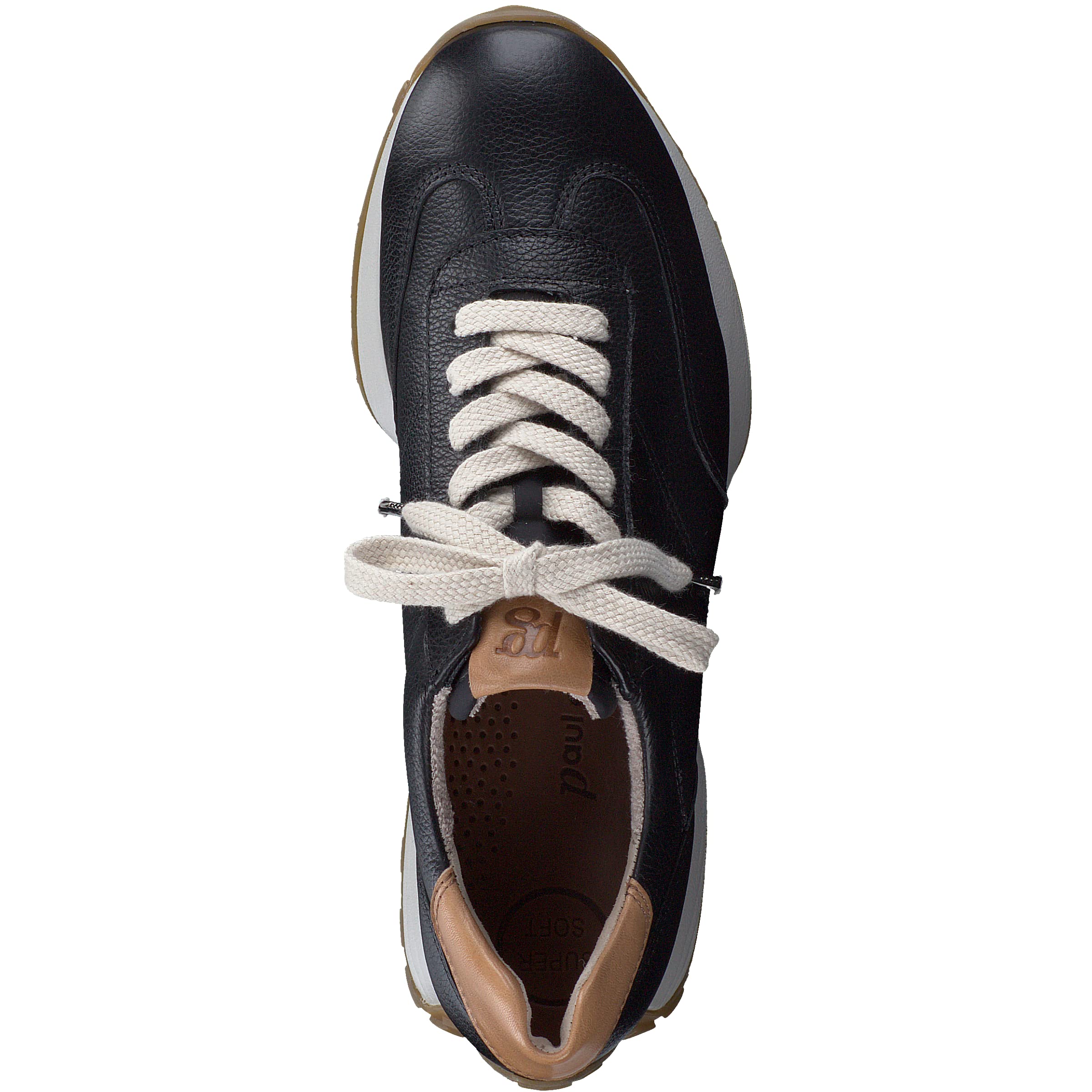 Paul Green Women's Low-Top Sneakers with Removable Insoles - Comfortable Casual Walking Shoes for Women, Perfect for Work, Travel & Everyday Wear