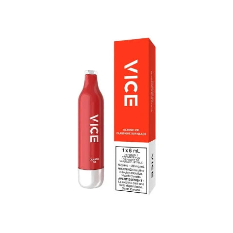 VICE 2500 Puffs Disposable Vape Pen - 6 Pack (Alberta) | Rechargeable & Portable for Travel, Parties, and On-the-Go Vaping