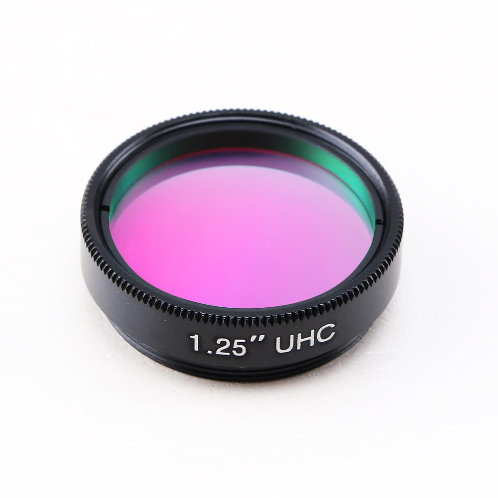 Starboosa 1.25 Inch UHC Telescope Filter - High Contrast Deep Sky Observation & Astrophotography Filter - Light Pollution Reduction for Nebulae & Galaxies - Perfect for Urban Astronomy & Night Sky Photography