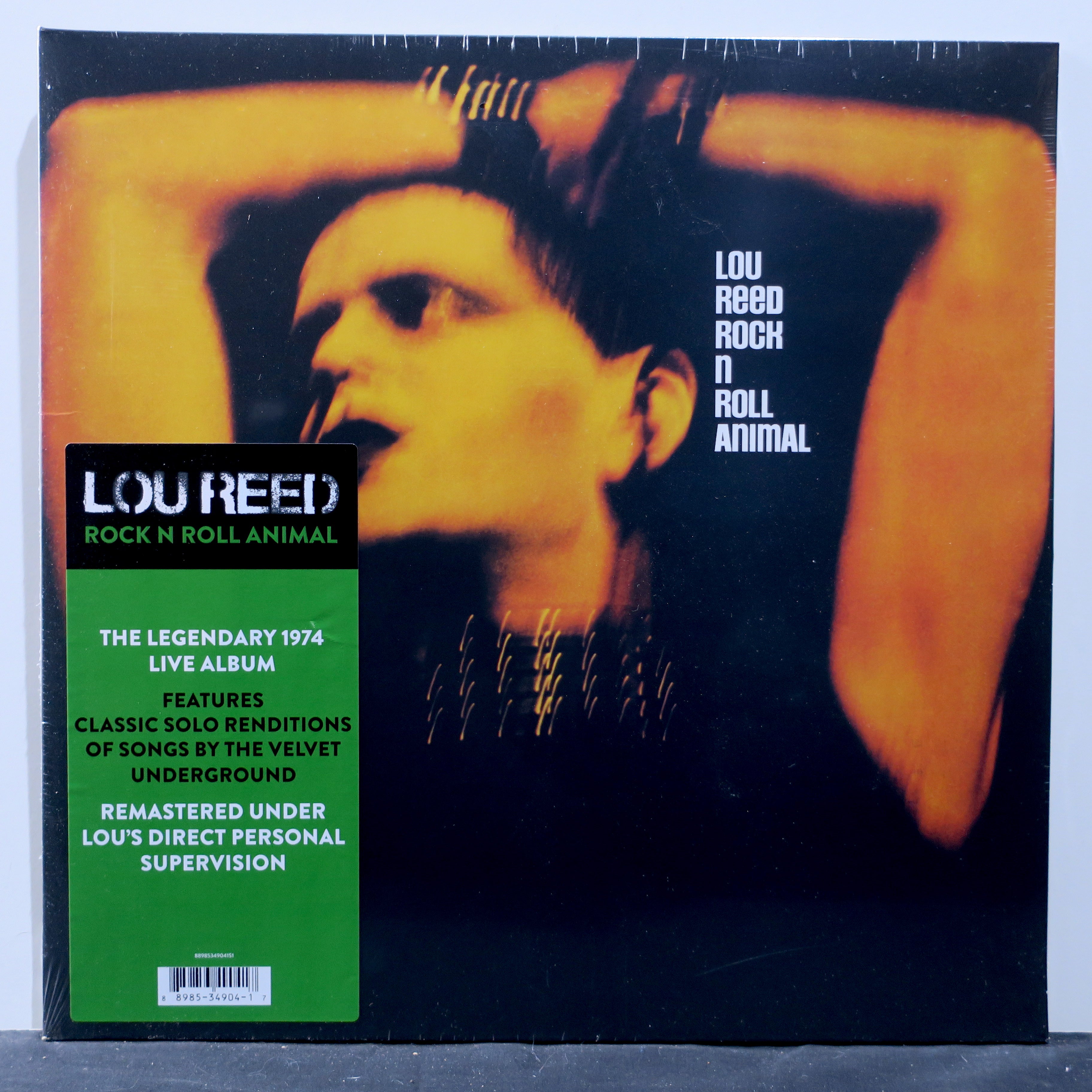 LOU REED 'Rock & Roll Animal' Remastered Vinyl LP Record - Classic Rock Music Album for Collectors & Audiophiles - Perfect for Home Listening & Music Enthusiast Gifts