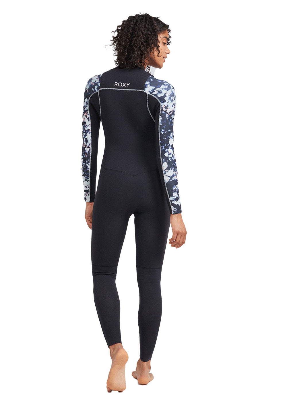 Roxy Women's 4/3mm Elite XT ST Printed Front Zip Steamer Wetsuit - Surfing, Diving & Water Sports Gear for Cold Water Protection