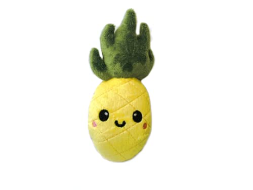 Soft Pineapple Plush Toy - Cute Kawaii Stuffed Fruit for Kids, Hawaiian Themed Gift, Perfect for Home Decor, Birthday Presents & Hospitality Gifts