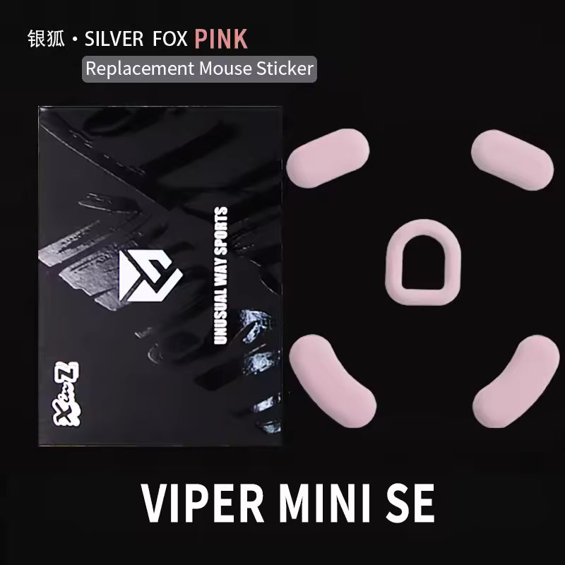 Pink Fox Mouse Skates for Razer Viper Mini Signature Edition (VMSE) - Precision Gaming Mouse Feet for Smooth Gliding | Perfect for FPS, MOBA & Esports Gaming