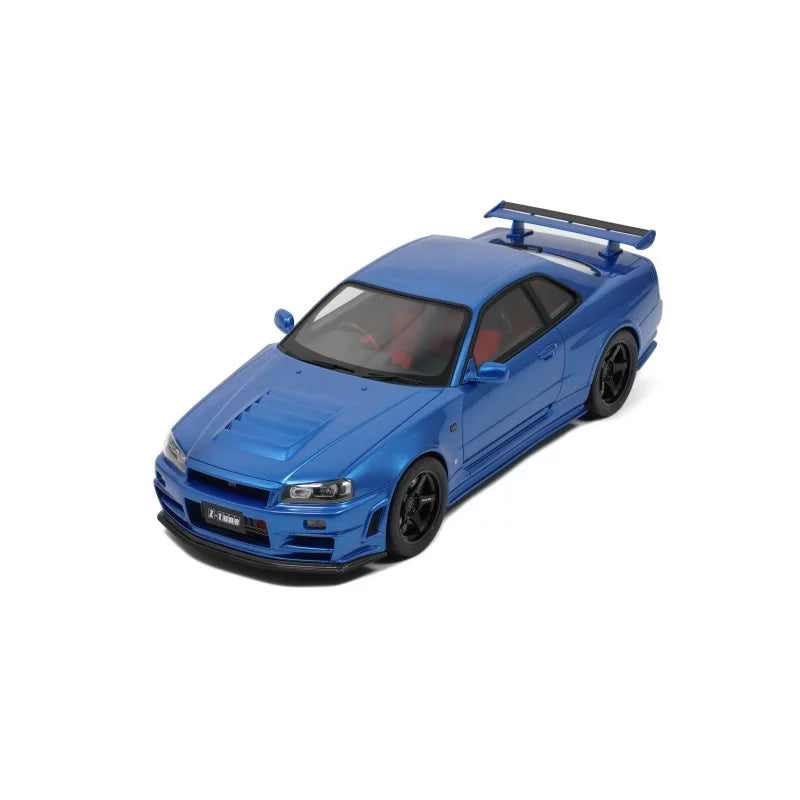 Preorder Ottomobile 1:12 Scale Nissan Skyline R34 Z-Tune 2005 Diecast Model Car in Bayside Blue - Limited Edition Collectible for Car Enthusiasts & Display Showcase - Perfect for Home Office Decor, Gift for Car Lovers, and Model Car Collections