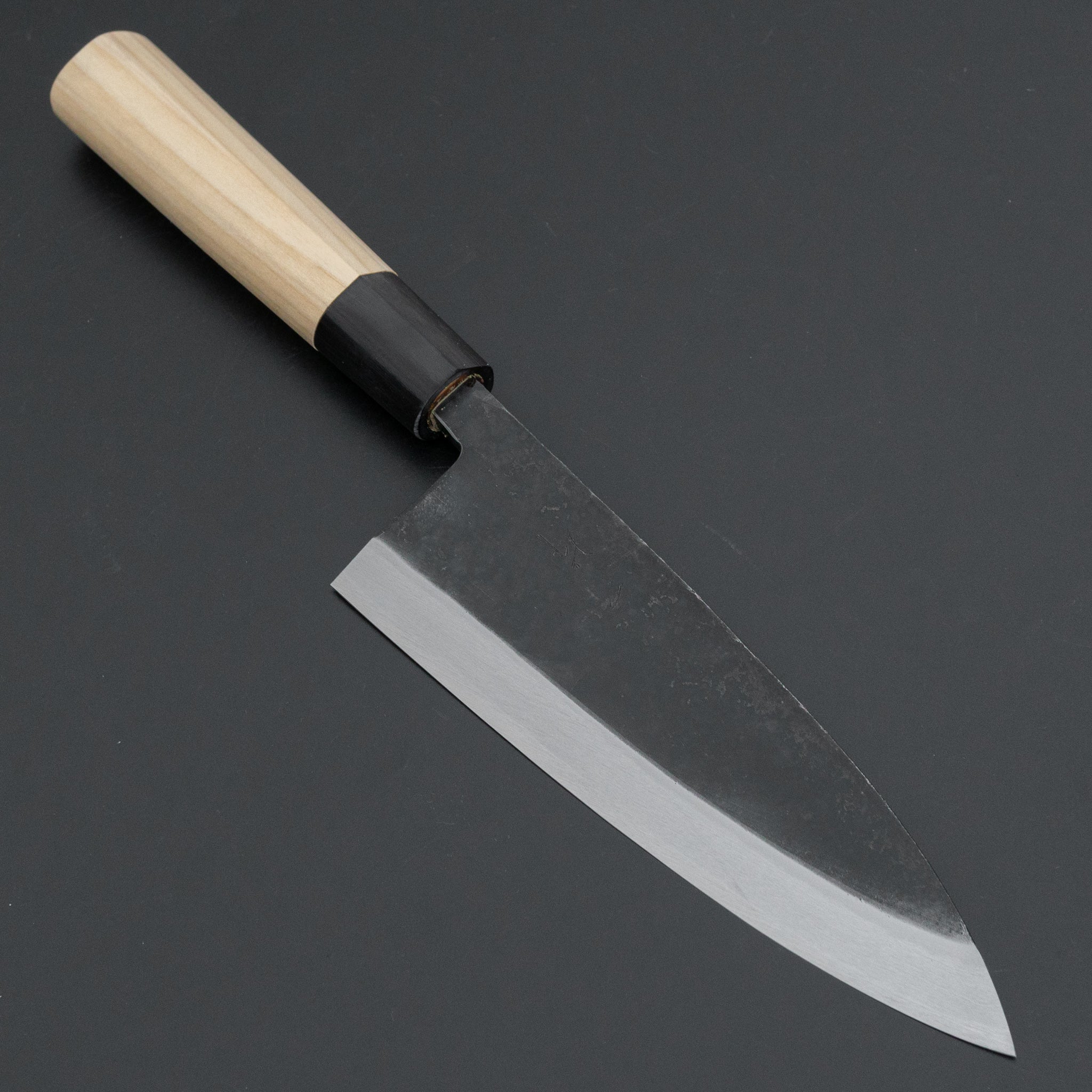 Hitohira White #2 Kurouchi Deba 165mm Japanese Chef Knife with Ho Wood Handle - Professional Sushi & Fish Filleting Knife for Kitchen & Culinary Use