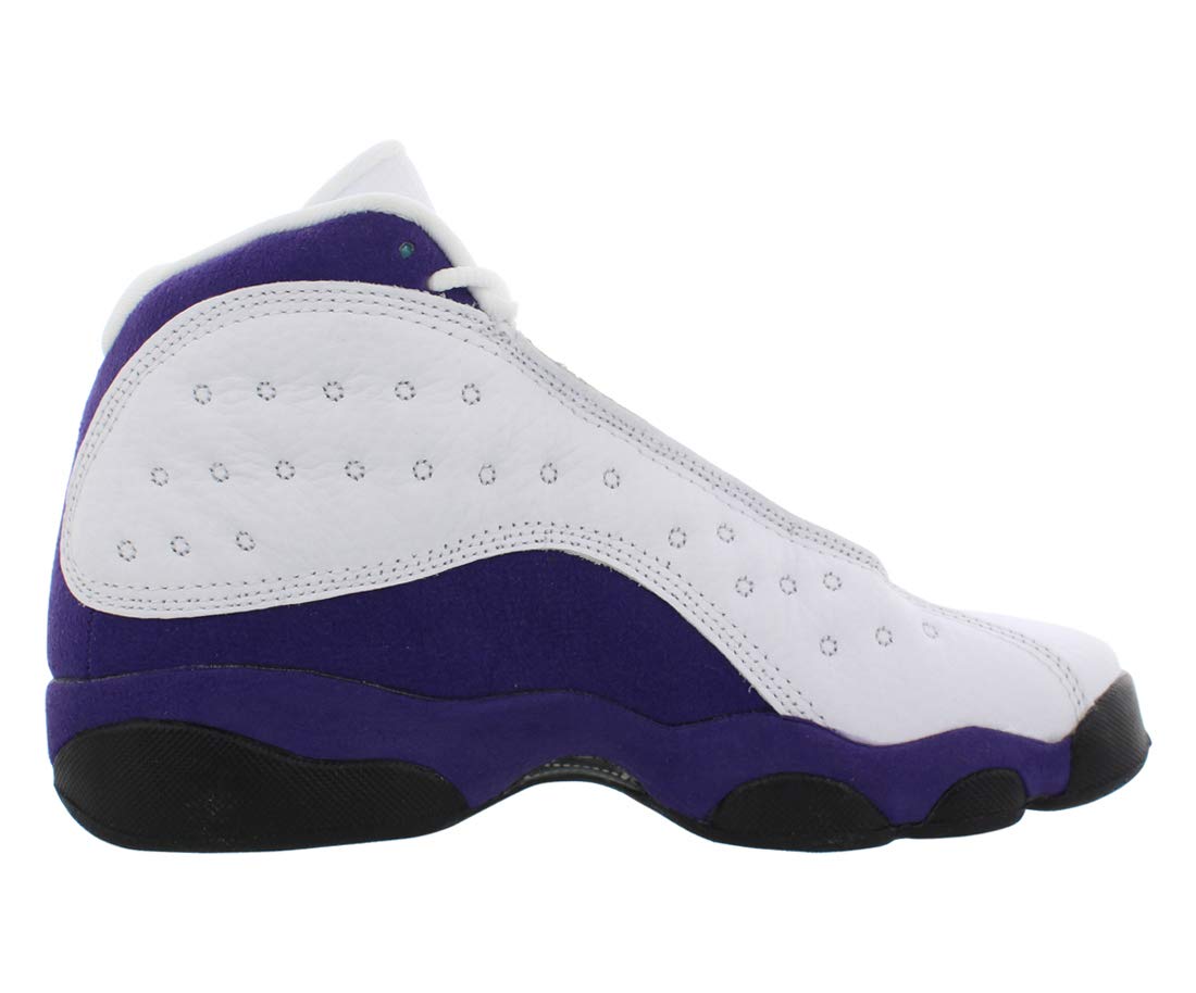 Jordan Youth Air 13 GS Basketball Shoes 884129-105 Lakers Purple & Gold Size 5Y - Kids' Performance Sneakers for School, Sports & Casual Wear