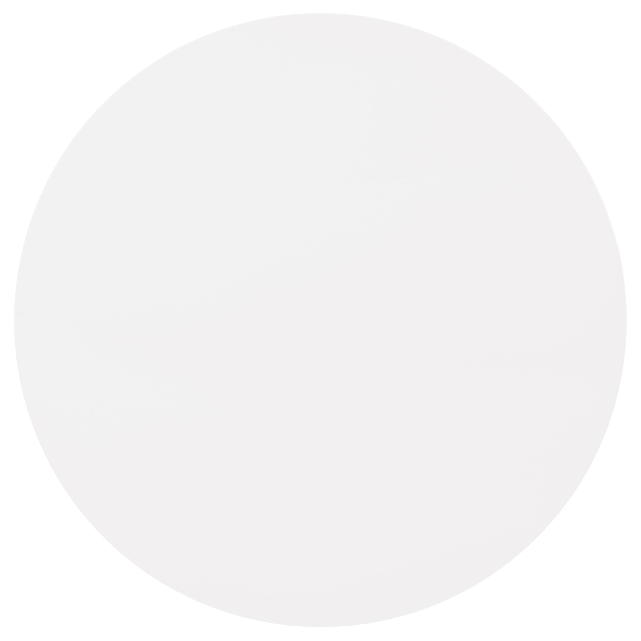 Breckenridge Round Dining Table - Matte White & Natural Oak Finish | Coaster Furniture | Perfect for Small Spaces, Breakfast Nooks & Cozy Dining Rooms