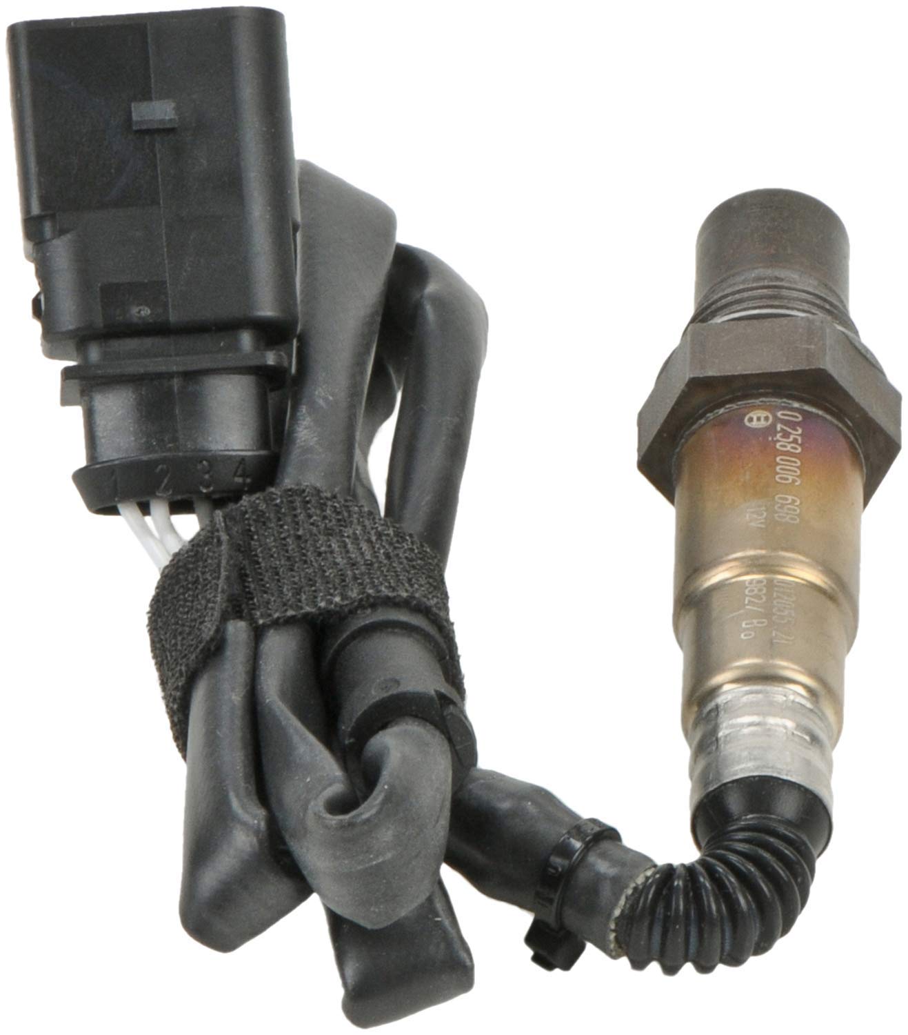 BOSCH 16698 Premium Original Equipment Oxygen Sensor - Compatible with Volkswagen Beetle, Golf, Jetta, Rabbit | Improve Fuel Efficiency & Reduce Emissions | Perfect for Engine Performance & Maintenance