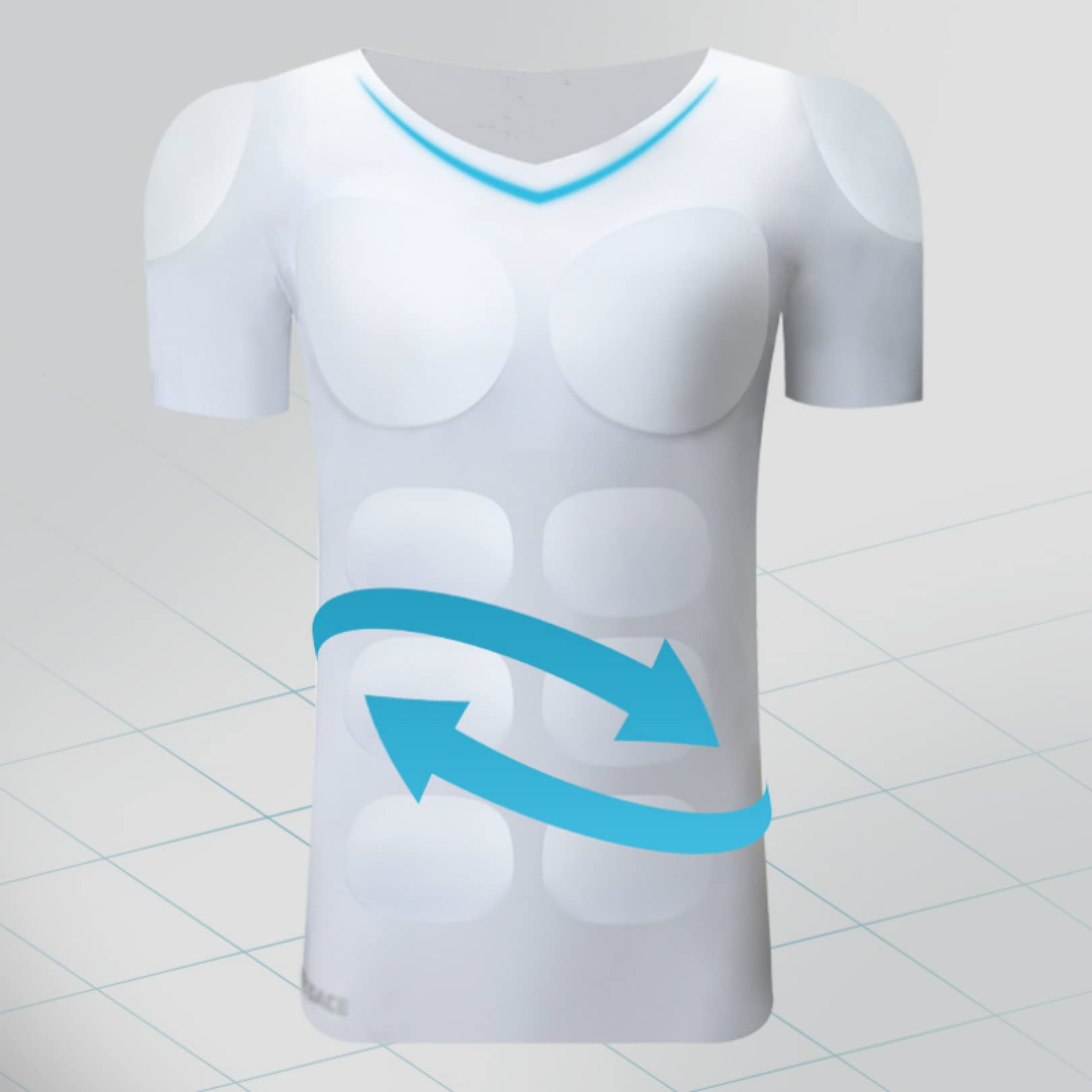 Men's Slim Fit Padded Compression Shirt - Chest & Abdomen Shaping Tank Top for Body Contouring | Workout, Gym & Everyday Wear Shapewear
