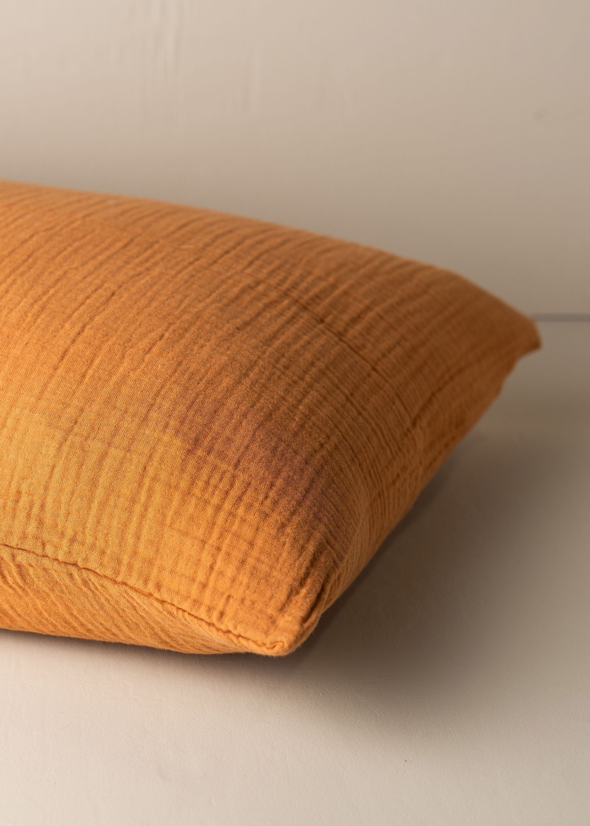 Premium Enes Pillowcases Set of 2 - Soft & Breathable Terracotta Cotton Pillow Covers for Bedroom, Living Room & Guest Room - Home Decor Essentials