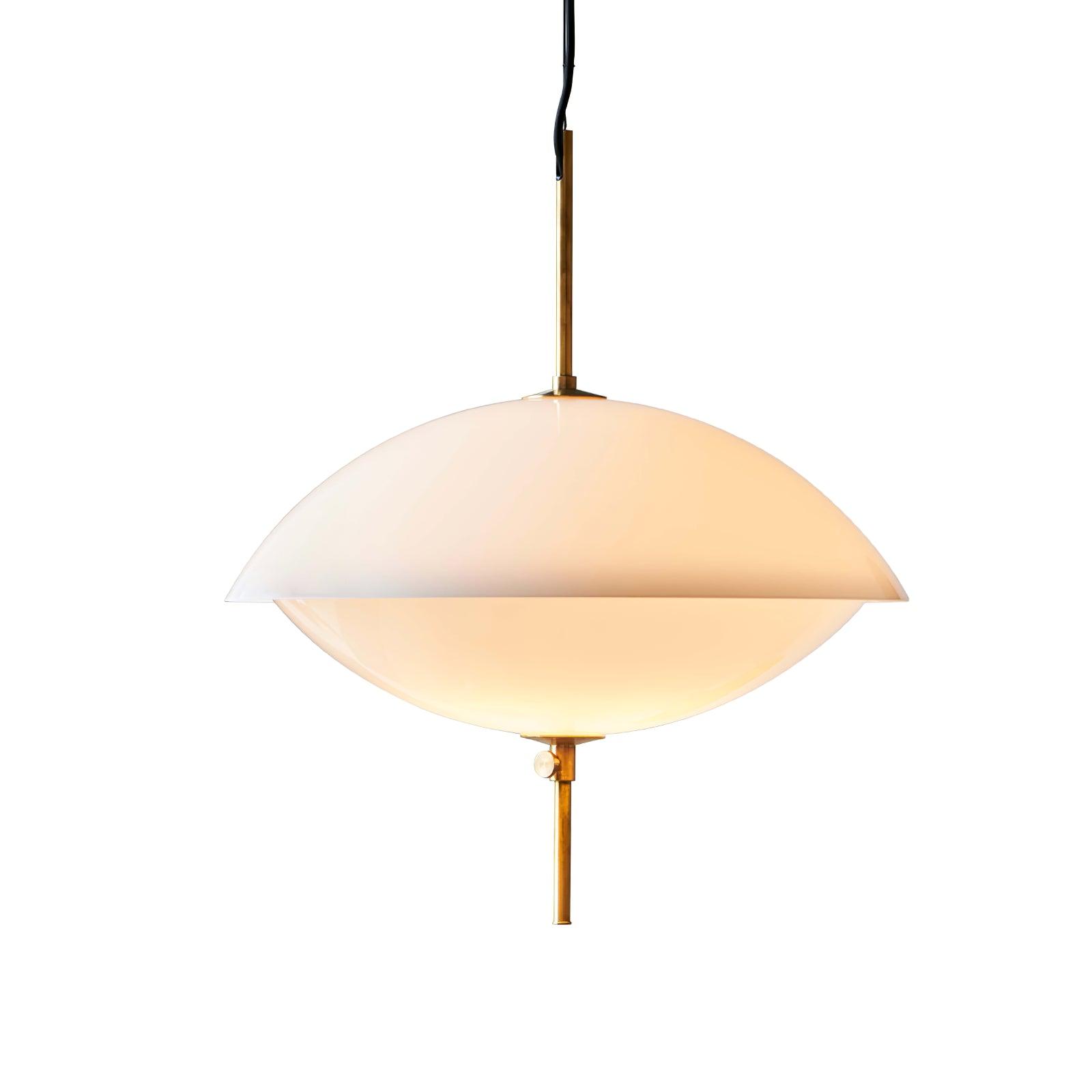 Miller Shell Pendant Light - Modern Coastal Ceiling Fixture for Living Room, Bedroom, or Dining Area | Elegant Seaside Decor with Natural Texture