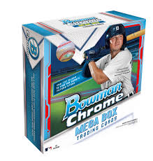 2021 Bowman Chrome Baseball Mega Box - 24 Packs, 144 Cards - Collectible Trading Cards for Baseball Fans - Perfect for Collectors, Investors & Fantasy Sports Enthusiasts