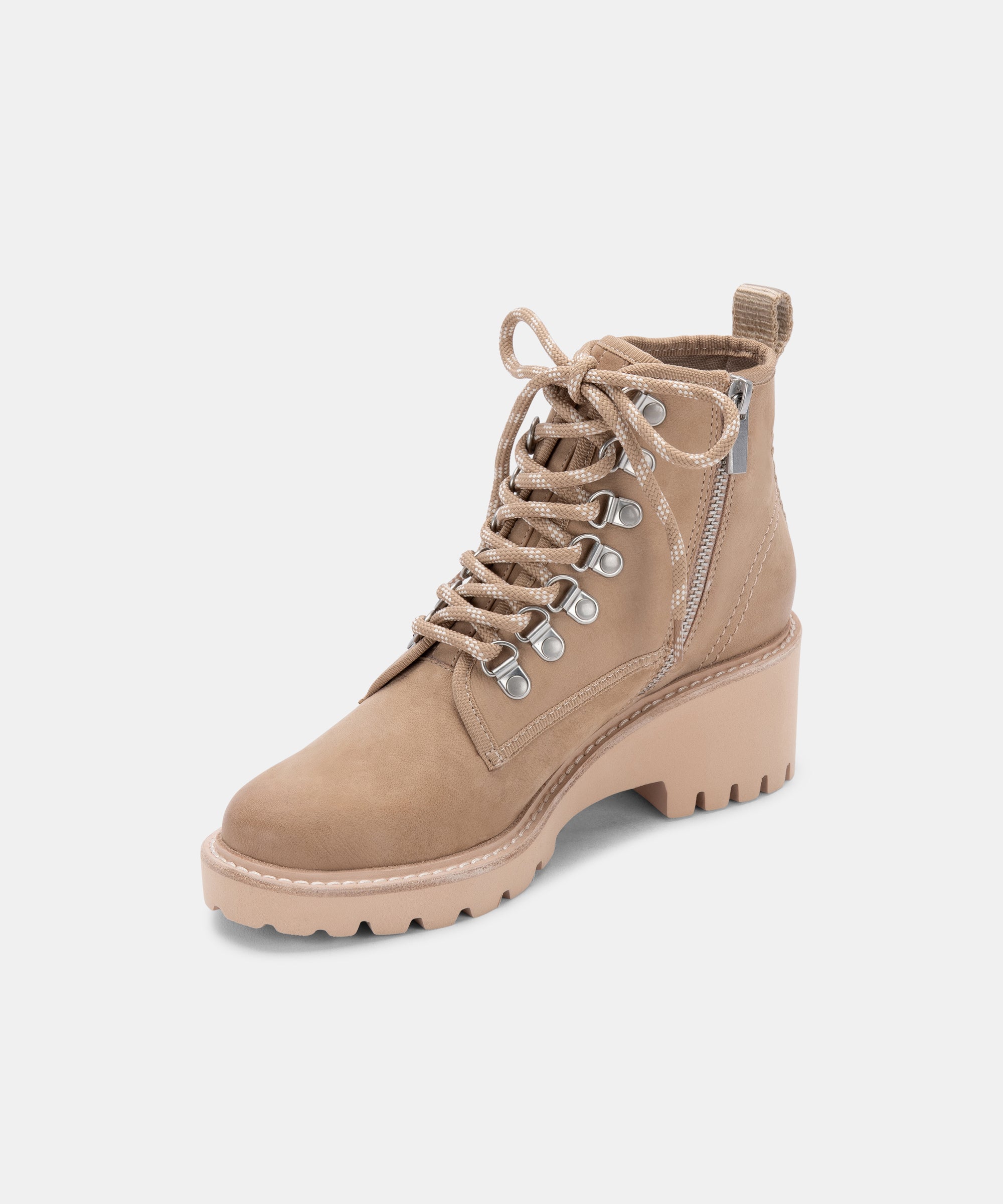 HUEY HIKER BOOTS - Waterproof Mushroom Nubuck Leather Hiking Boots for Men & Women - Perfect for Outdoor Adventures, Camping, and Mountain Trekking