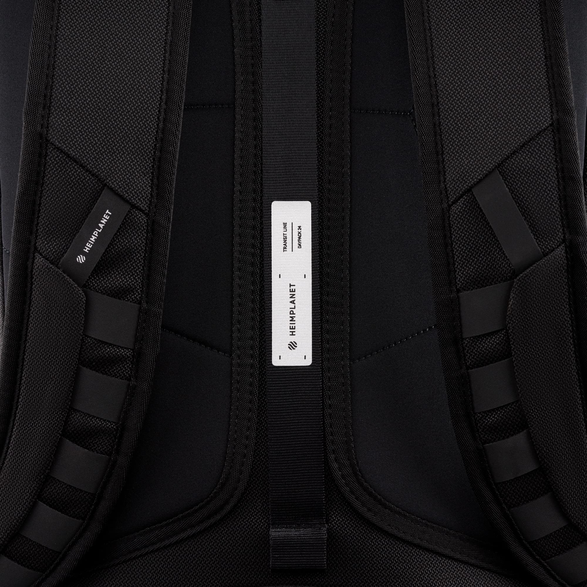 **HEIMPLANET Transit Line DAYPACK 24L Waterproof Backpack - Laptop Compartment & Clamshell Opening - Durable DYECOSHELL Material - Supports 1% for The Planet (Black) - Perfect for Travel, Commuting & Outdoor Adventures**