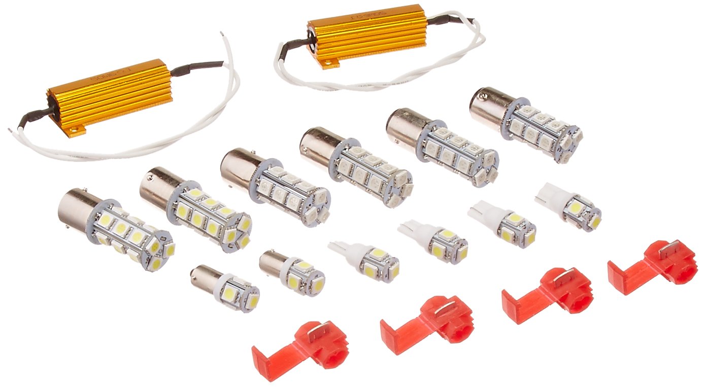 Delta Lights (03-1156-57CJ) Complete LED Light Bulb Conversion Kit for 1944-1986 Jeep CJ - Upgrade Headlights for Off-Roading & Night Driving