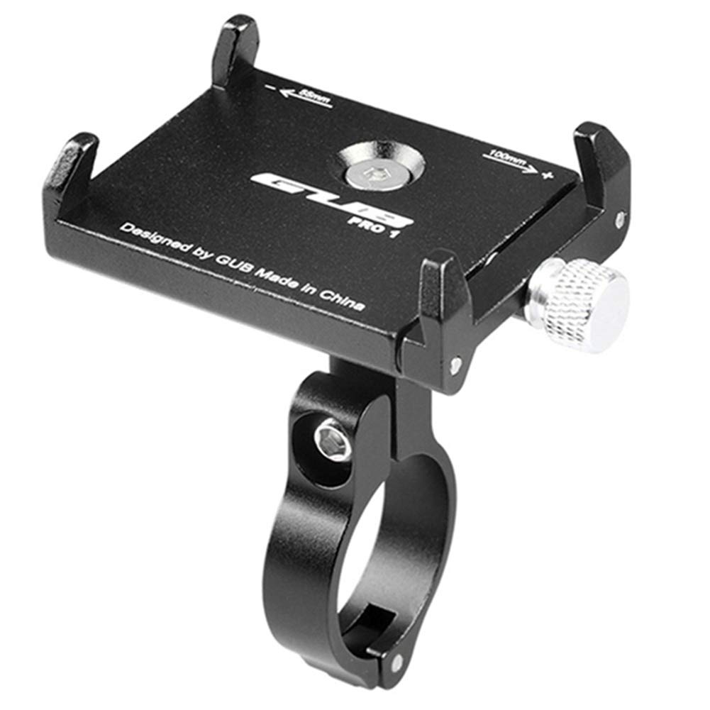 GUB PRO1 Universal Aluminum Bike Phone Mount - Adjustable Bicycle Handlebar Holder for 3.5-6.2 Inch Smartphones | Perfect for Cycling, Commuting & Outdoor Adventures