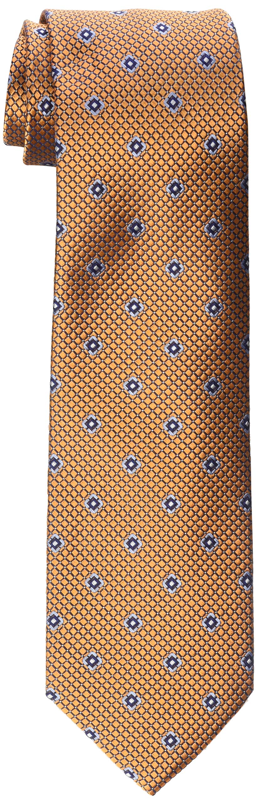 Eagle Neckwear Men's Box Grid Medallion Tie - Premium Silk Necktie for Business, Wedding & Formal Occasions