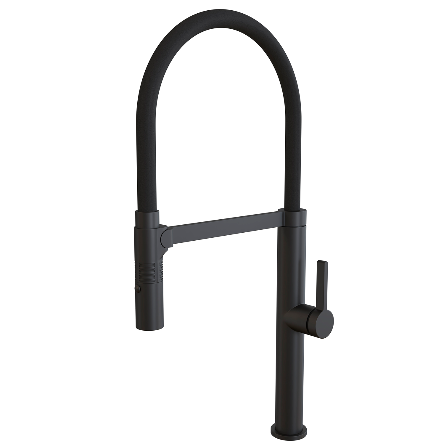 DAX S2417 Single Handle Pull Out Kitchen Faucet with Dual Sprayer - Brass Body & Shower Head (9 3/16 x 21 5/8 Inches) - Perfect for Modern Kitchens & Easy Dishwashing