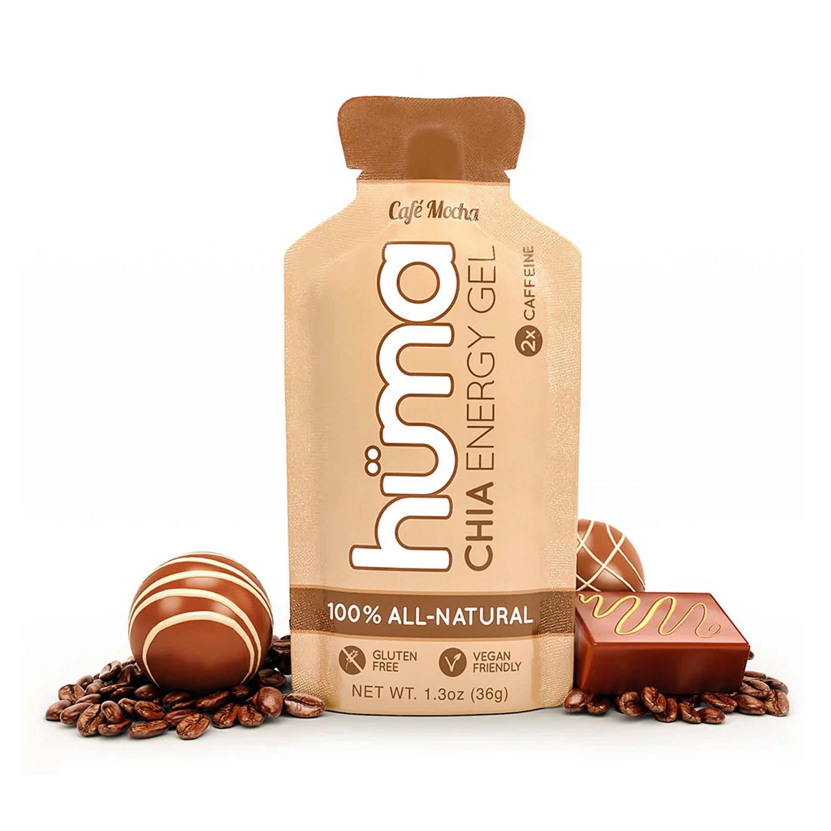 Huma Chia Energy Gel - Natural Sports Nutrition for Runners, Cyclists & Athletes - Boost Endurance & Hydration During Workouts & Races