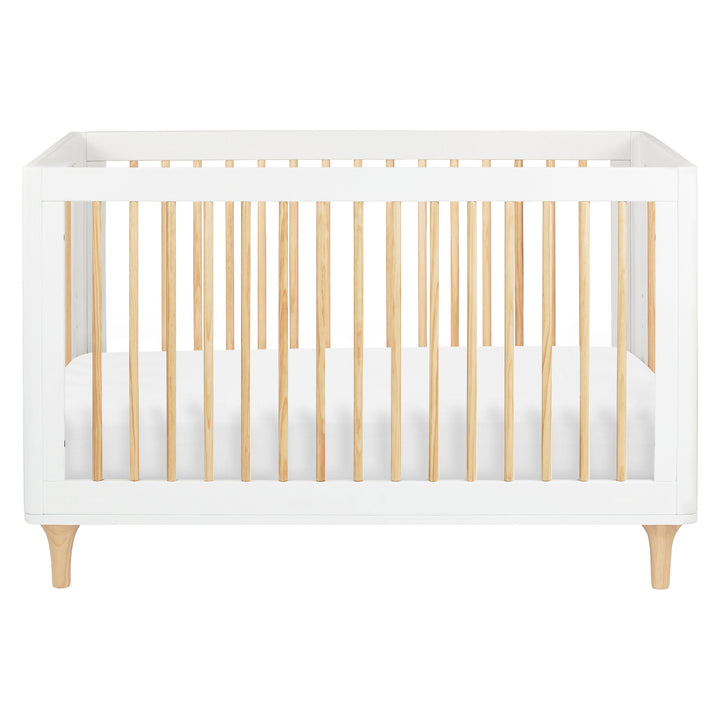 Babyletto Lolly 3-in-1 Convertible Crib with Toddler Bed Conversion Kit - Safe Modern Nursery Furniture for Newborn to Toddler Transition - Perfect for Small Spaces & Gender-Neutral Nursery Decor