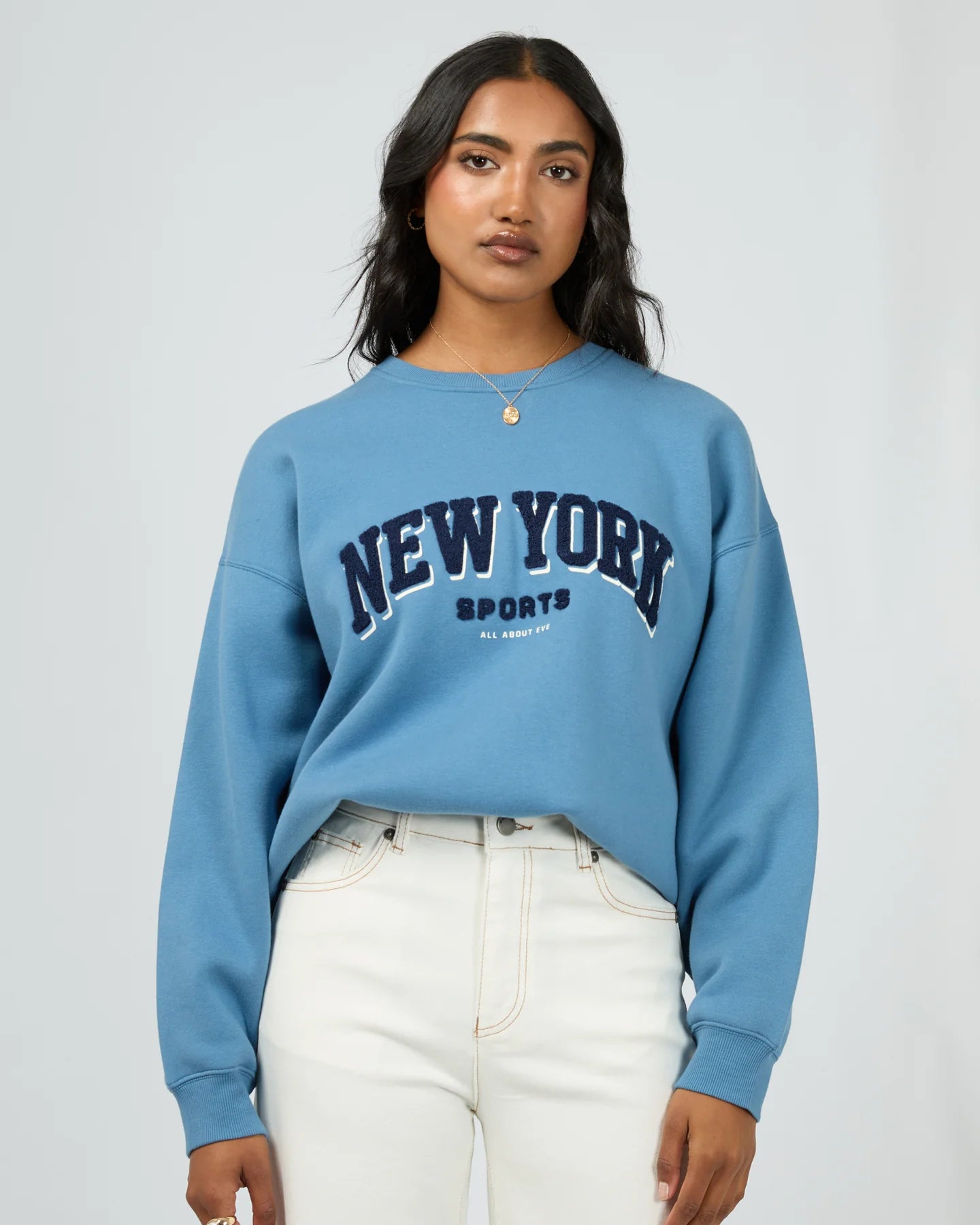 New York Oversized Crewneck Sweatshirt - Comfortable & Stylish Unisex Pullover for Men and Women | Perfect for Casual Wear, Street Fashion & Loungewear