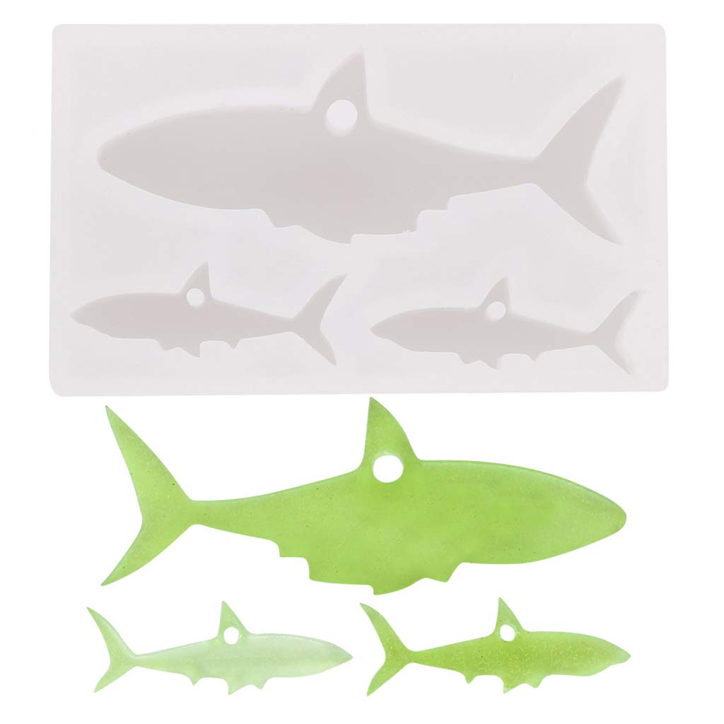 Premium Silicone Shark Resin Mold for DIY Epoxy Crystal Casting - Handmade Craft Decorations & Art Making Tools - Perfect for Jewelry, Keychains, and Home Decor Projects