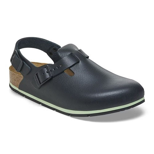 Birkenstock Tokio Pro Clog - Black Leather Men's Size 13/13.5 | Comfortable Slip-Resistant Work Shoes for Nurses, Chefs & Professionals