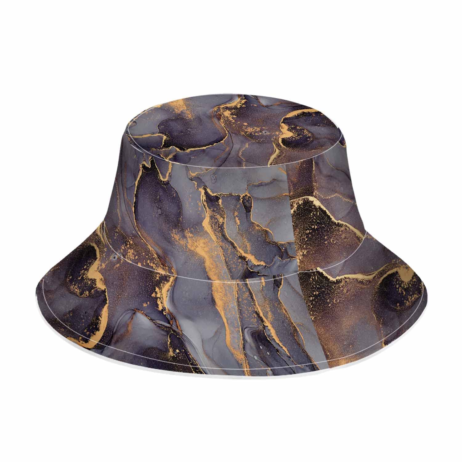 WONDERTIFY Snow Spruce Trees Bucket Hat - Stylish Outdoor Sun Protection for Hiking, Beach & Summer Activities