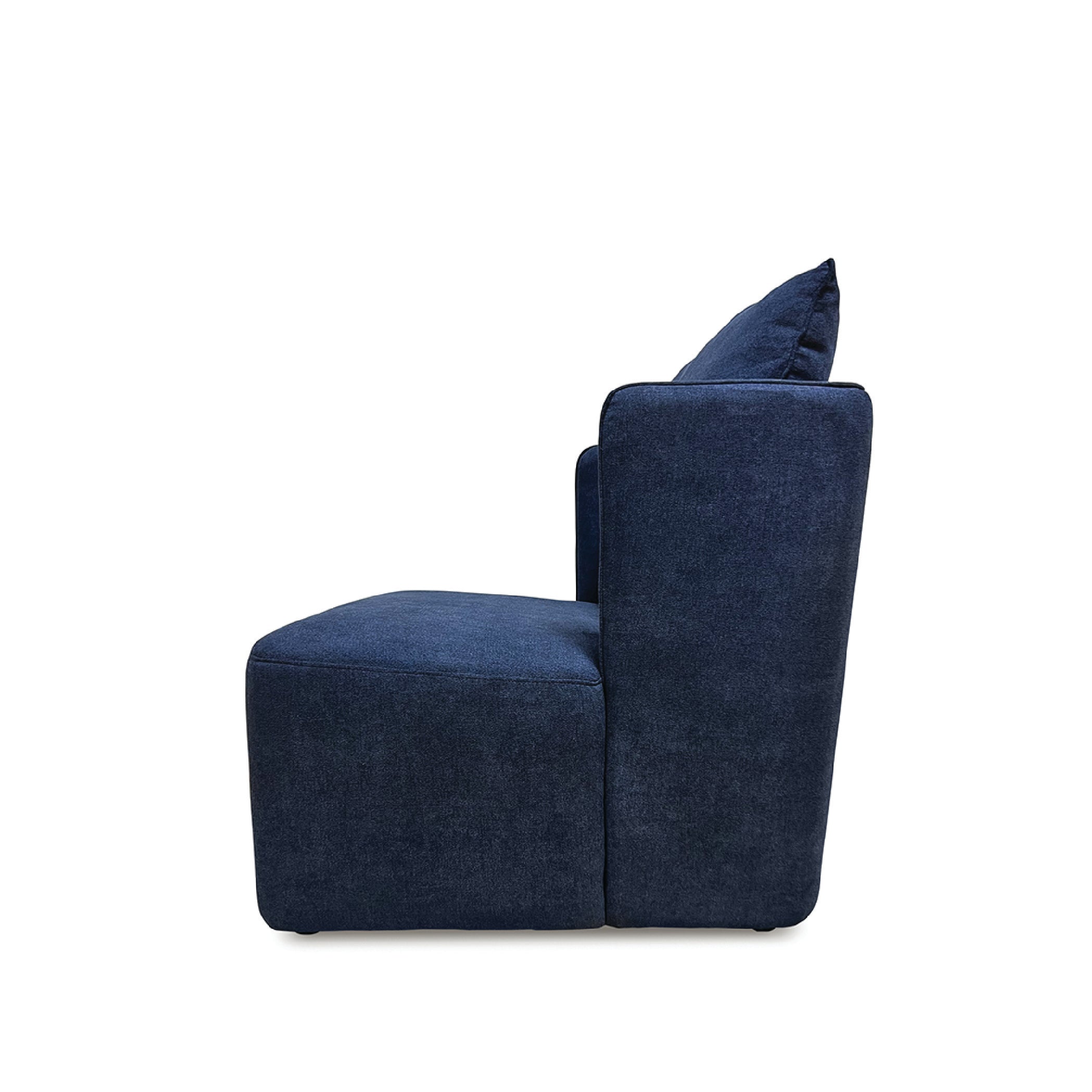 Beth Armchair - Modern Accent Chair for Living Room, Bedroom & Office - Comfortable Upholstered Lounge Chair with Sturdy Wooden Legs