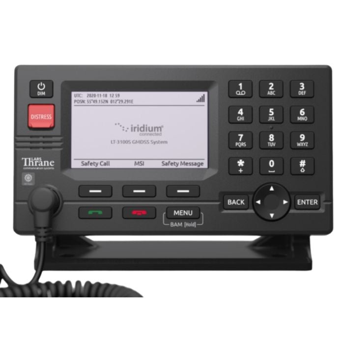 Thrane LT 3100S Iridium Satellite Phone System - Reliable GMDSS Communication for Marine & Emergency Use