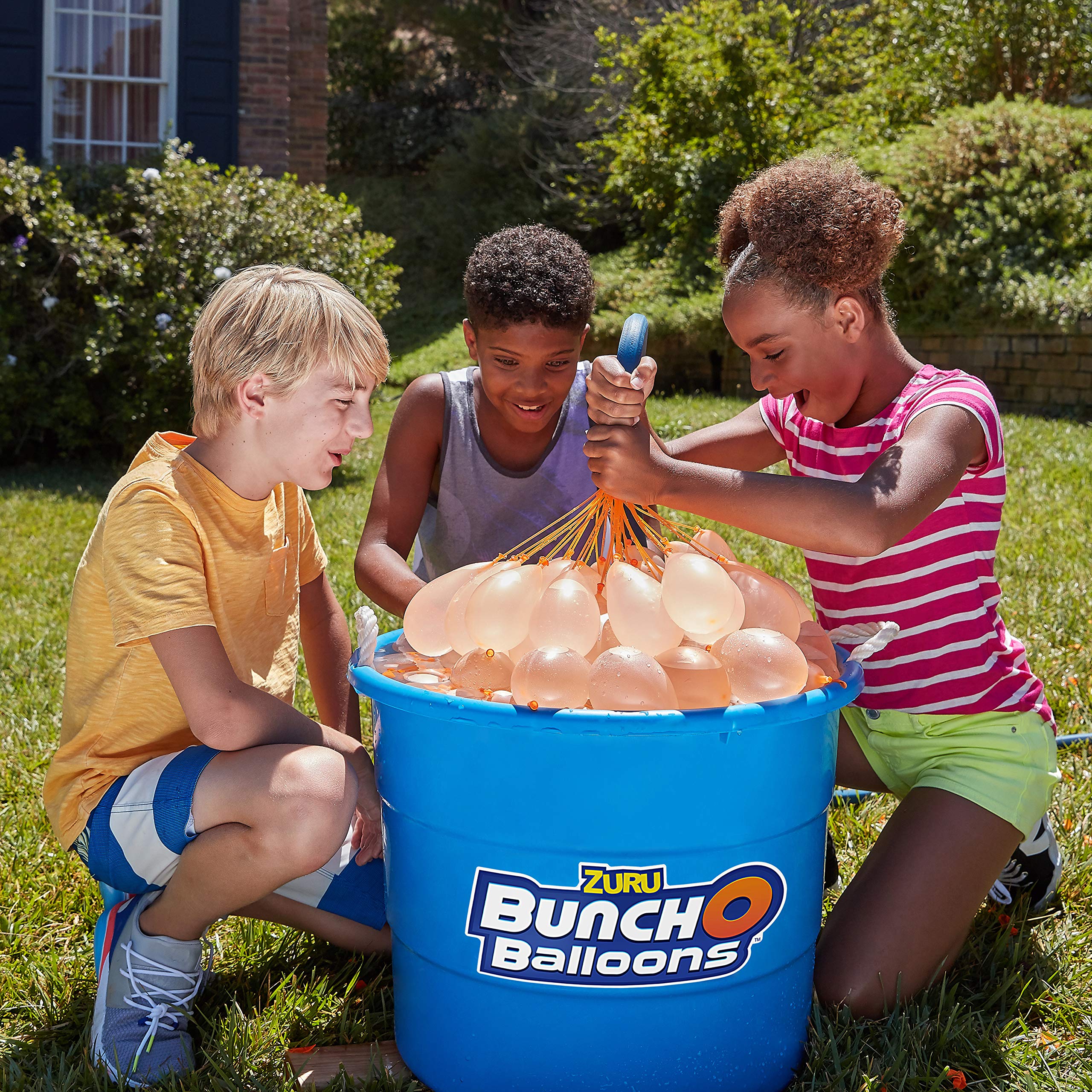 Bunch O Balloons – Instant Water Balloons – Blue (3 Bunches – 100 Total) – Perfect for Summer Parties, Kids' Activities, and Outdoor Fun
