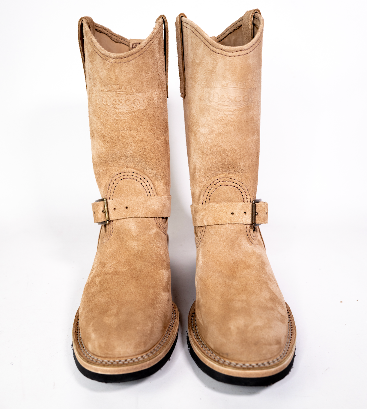 Wesco Boots X The Shop Honey Badger Morrison Work Boots - Durable Leather Steel Toe Boots for Construction, Hiking & Outdoor Work