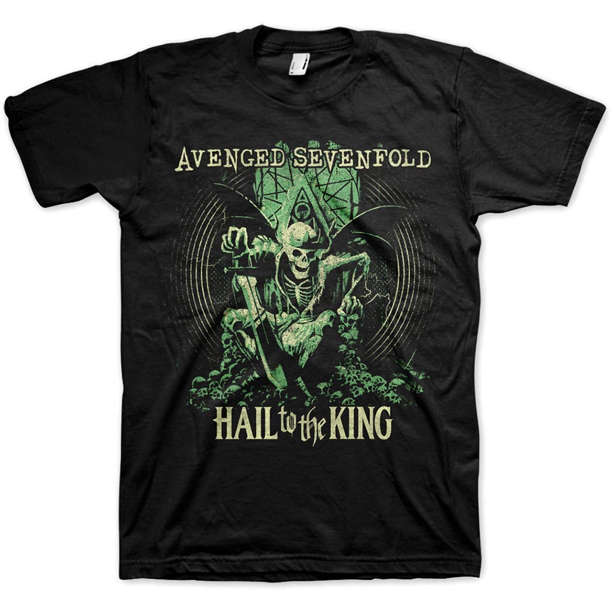 Avenged Sevenfold Men's T-Shirt - En Vie Graphic Tee - Black Small Size | Rock Band Merch for Concerts & Casual Wear