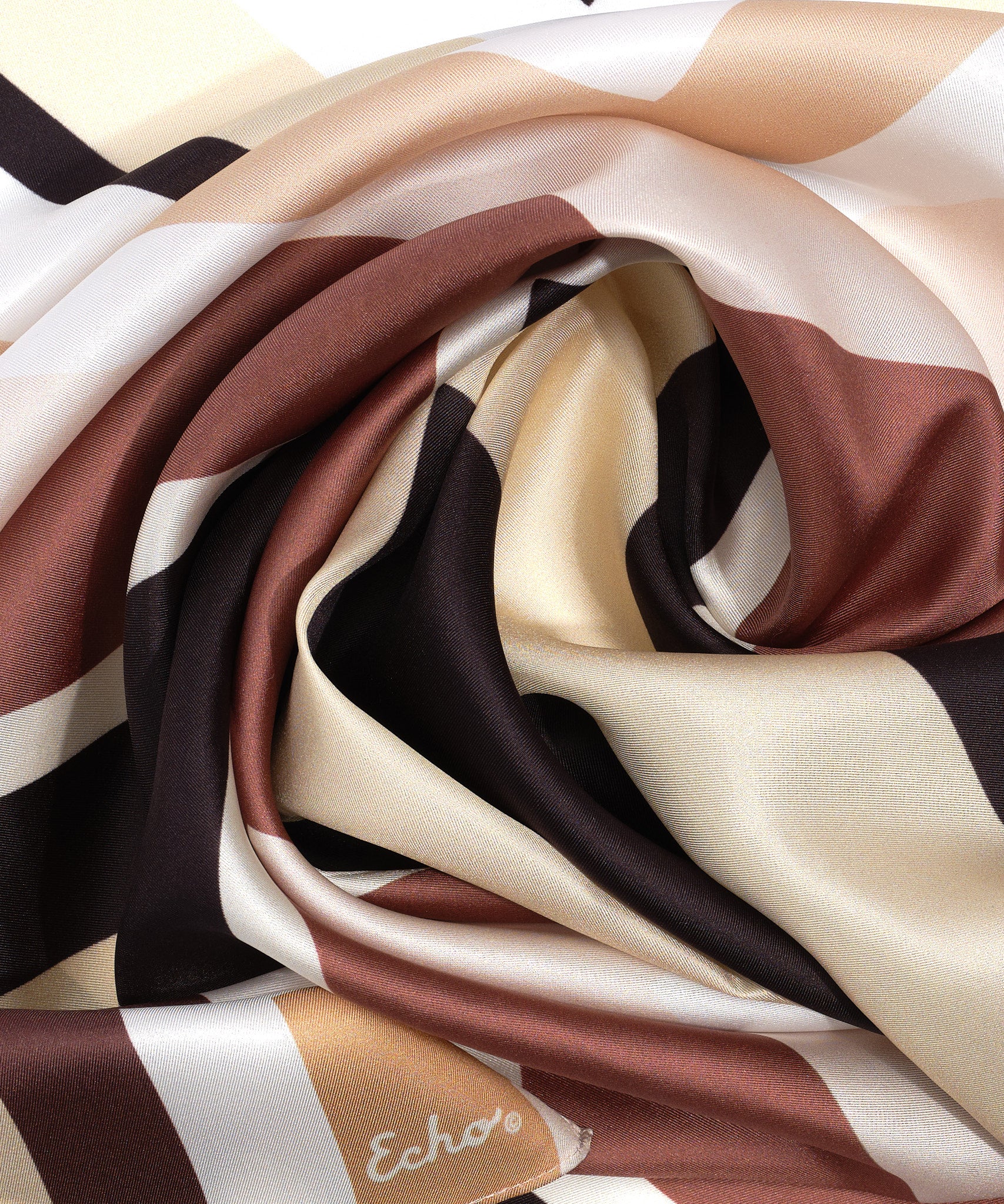 Island Tile Silk Square Scarf - Lightweight & Elegant Fashion Accessory for Women - Perfect for Beach, Travel, and Everyday Wear