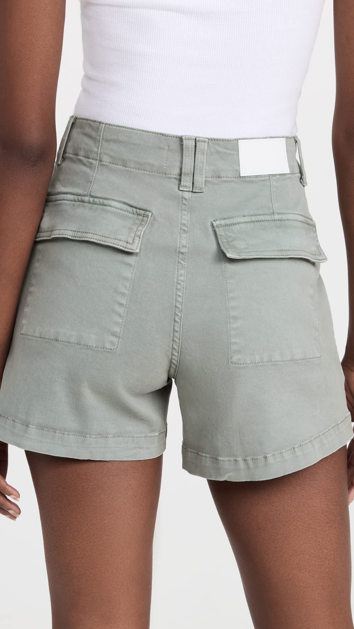 Women's Denim Shorts - High Waisted Stretch Pistola Marissa Shorts for Casual Wear & Summer Outfits