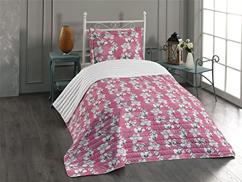 Pink Grey and White