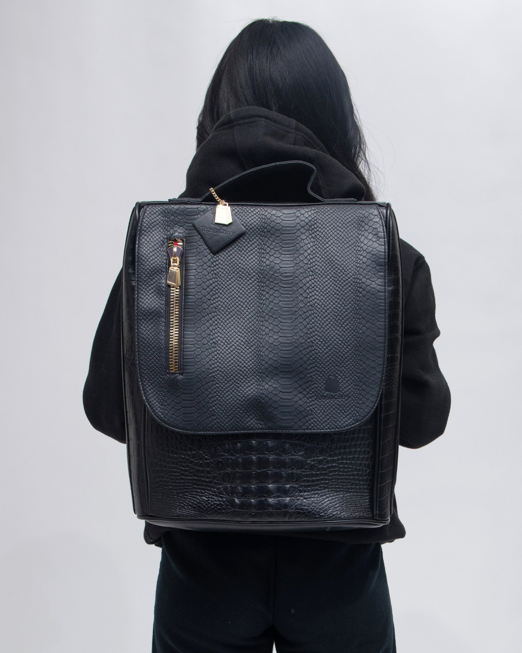 Apollo 2 Black Backpack - Durable Waterproof Laptop Backpack for Men & Women - Perfect for Travel, Work, School & Outdoor Adventures