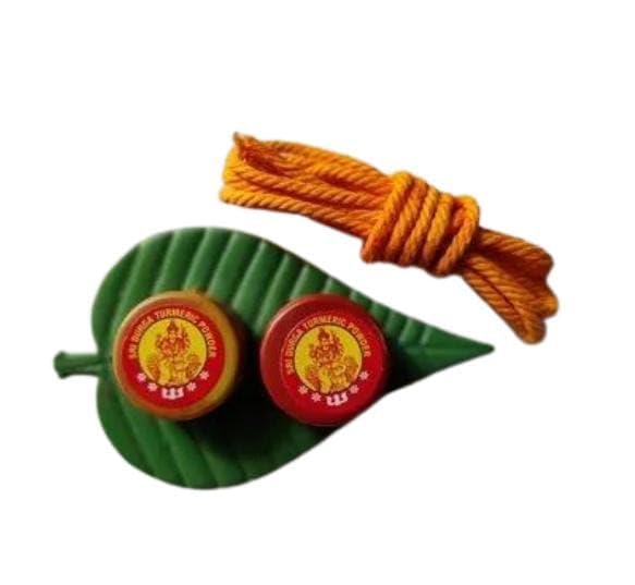 Varlakshmi Puja Return Gifts Set - Pack of 25 with Turmeric & Kumkum | Traditional Indian Tamboolam Gifts for Festivals, Weddings & Housewarming Ceremonies
