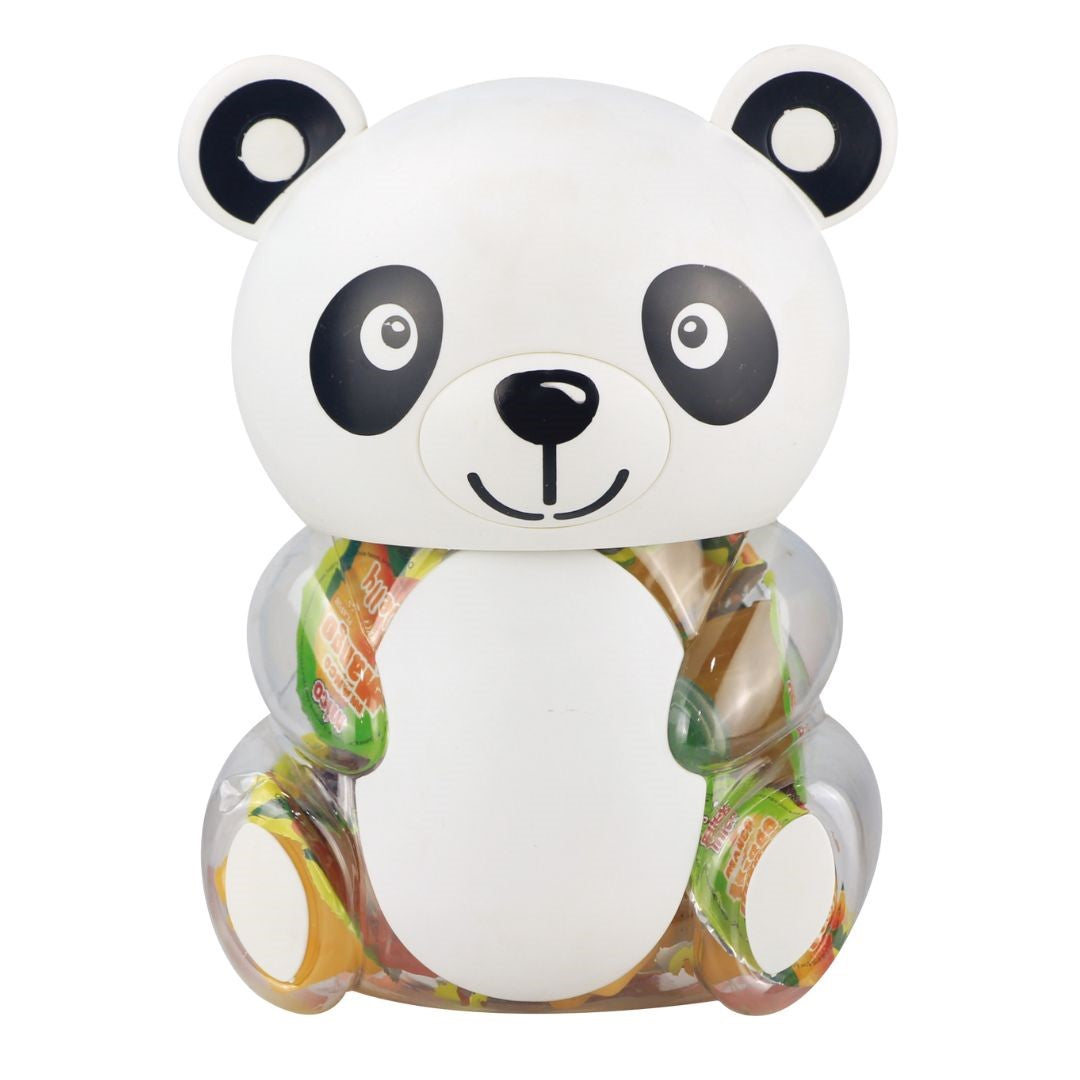 Josh Bosh Juicy Chew Fruit Jelly Cups Panda - 26oz Jar of Assorted Flavors | Perfect for Snacking, Lunch Boxes & Party Favors
