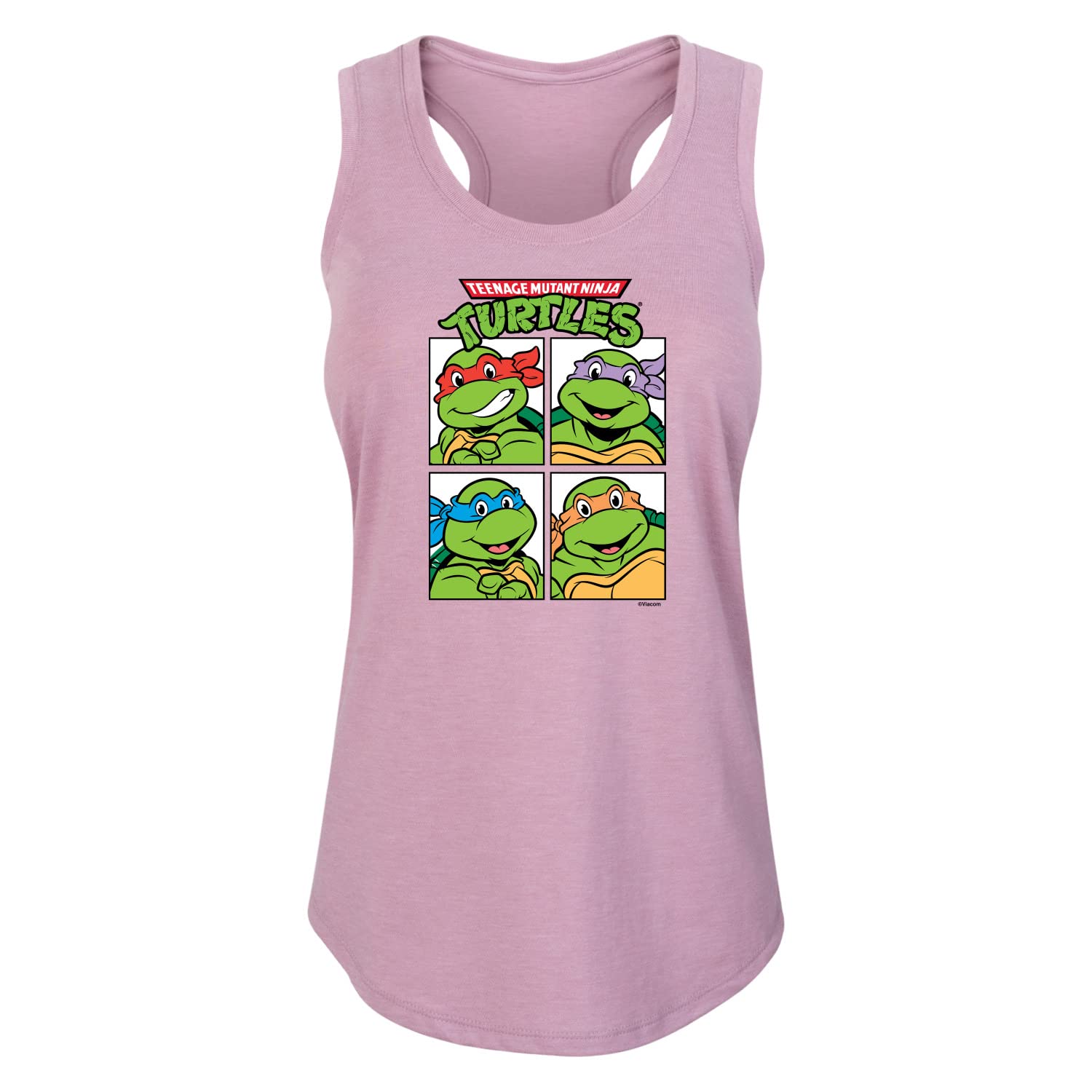 HYBRID APPAREL Teenage Mutant Ninja Turtles Women's Racerback Tank Top - Soft Breathable Workout Top for Gym, Yoga & Casual Wear