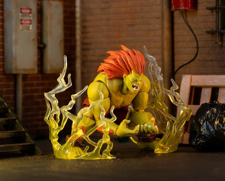 Jada Toys 1/12 Scale 6-Inch Ultra Street Fighter II: The Final Challengers Blanka Action Figure - Collectible Fighting Game Character for Display & Play