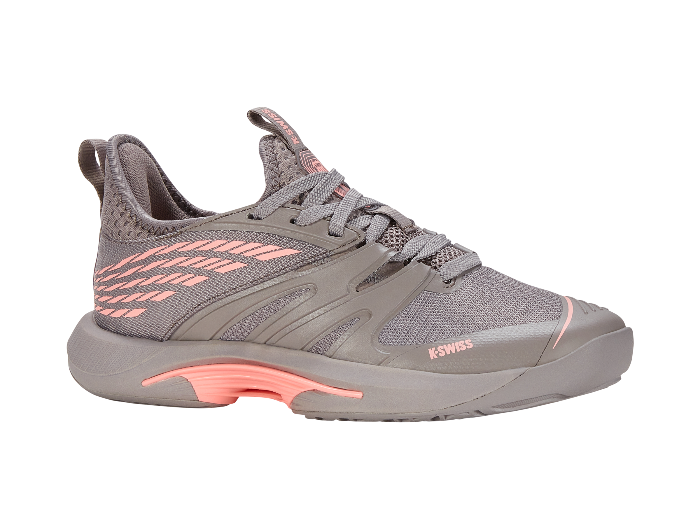 SPEEDTRAC Running Shoes for Men - 239 M | Lightweight & Breathable | Satellite/Pale Neon Coral | Perfect for Jogging, Gym & Outdoor Activities