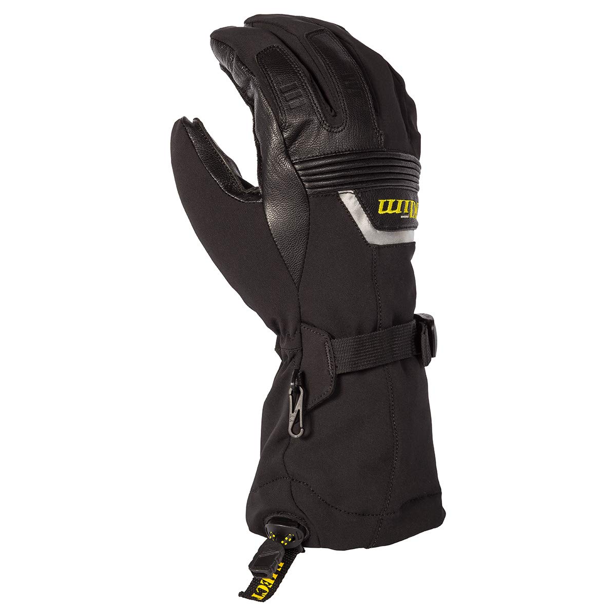 KLIM Fusion Men's Ski Snowmobile Gloves - Waterproof, Windproof Winter Gloves for Snow Sports - Black / 2X-Large - Perfect for Skiing, Snowboarding & Snowmobiling Adventures